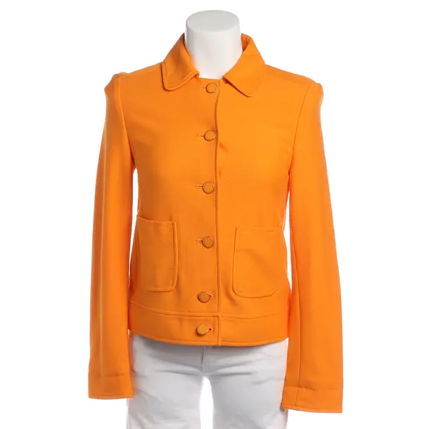 Summer Jacket in Orange, Viscose, Marc Cain