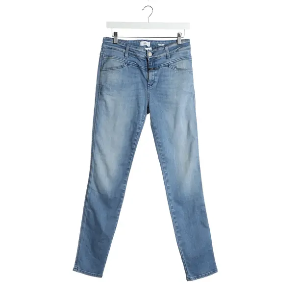 Jeans Straight Fit in Blau, Baumwolle, Closed