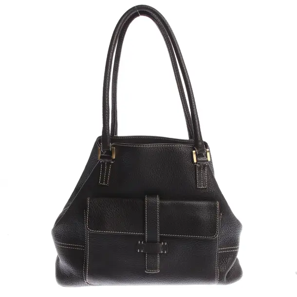 Shoulder Bag in Brown, Leather, Loro Piana