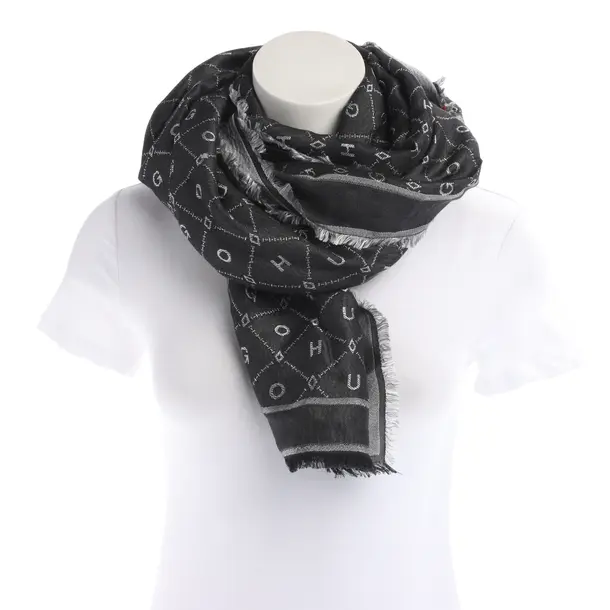 Shawl in Black, Cotton, Hugo Boss Red Label