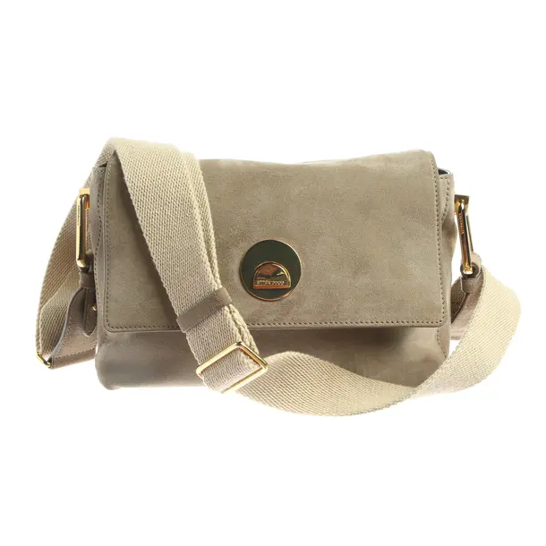 Shoulder Bag in White, Leather, Coccinelle
