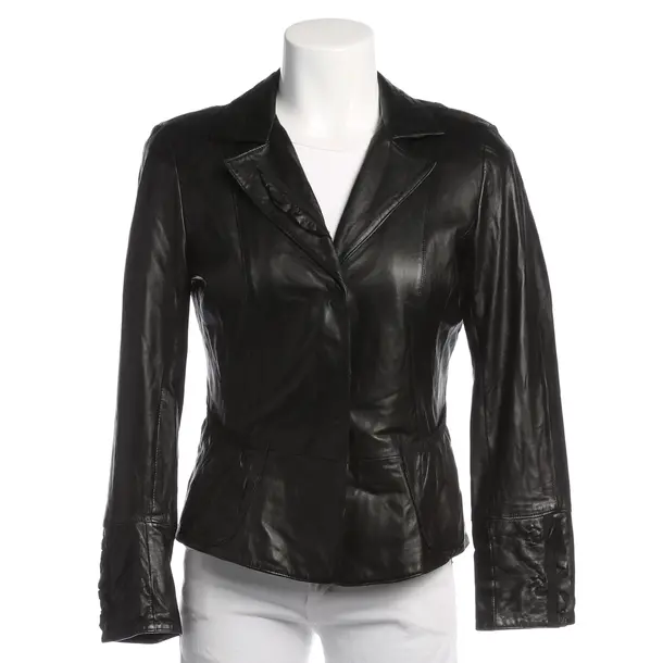 LeatherJacket in Black, Leather, Marc Cain