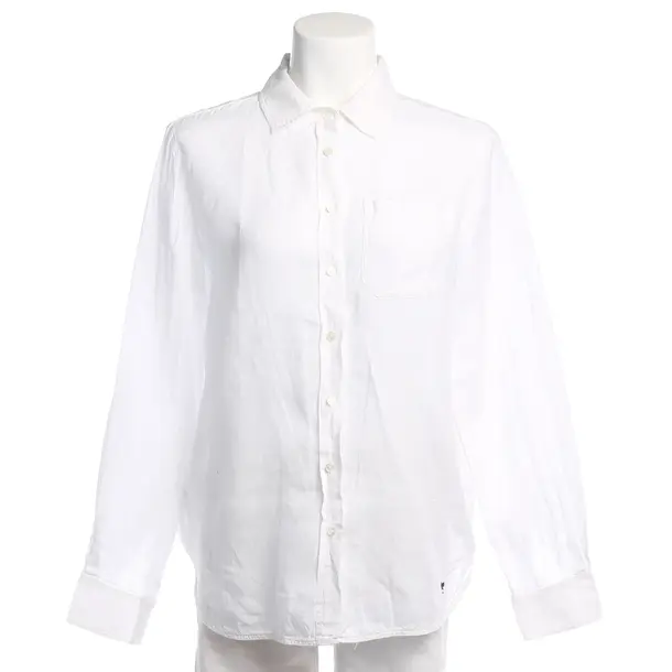 Bluse in Weiß, Baumwolle, Max Mara