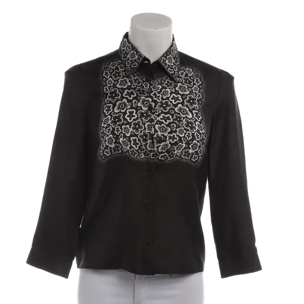 Bluse in Grau, Seide, Prada