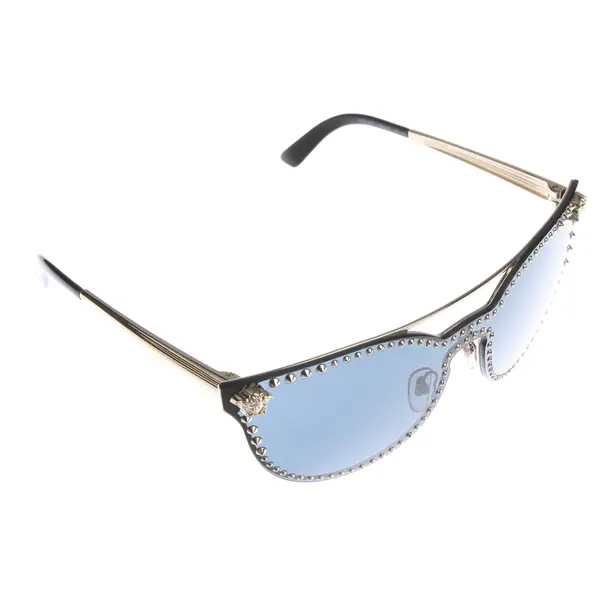 Sonnenbrille in Metallic, Kunststoff / Metall, Versace