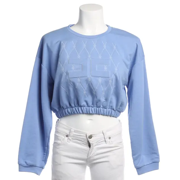 Sweatshirt in Blue, Cotton, Elisabetta Franchi