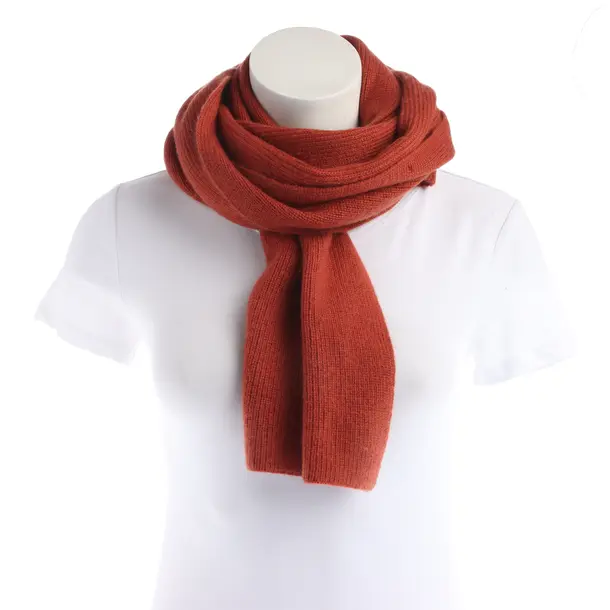 Scarf in Orange, Cashmere, Marc Cain