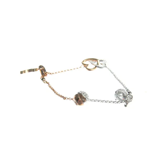 Armband in Metallic, Metall (metallisch, metallisiert), Swarovski