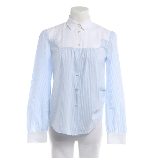 Bluse in Blau, Baumwolle, Red Valentino