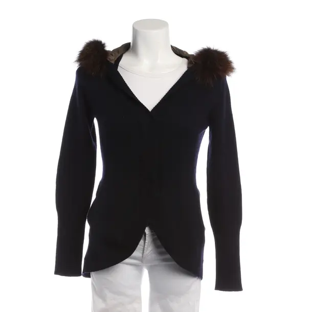 Strickjacke in Blau, Kaschmir, Brunello Cucinelli