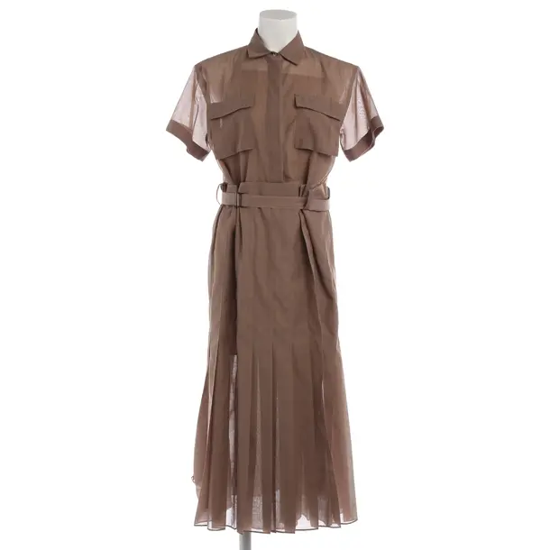 Kleid in Braun, Baumwolle, Sacai