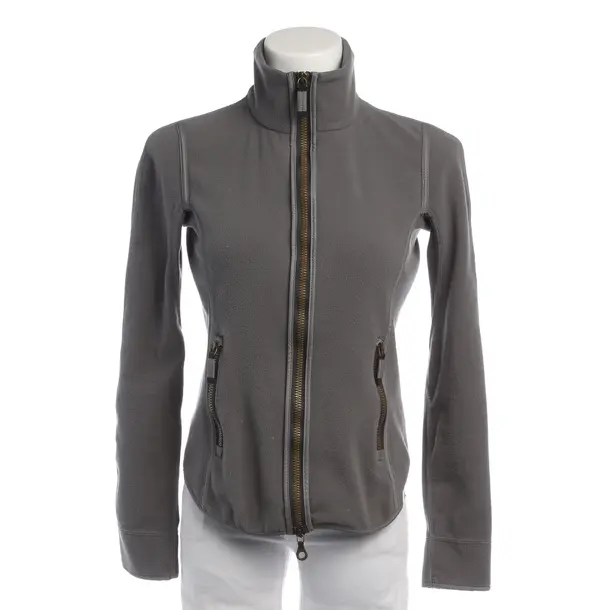 Zip-up Hoodie in Gray, Polyester, Frauenschuh