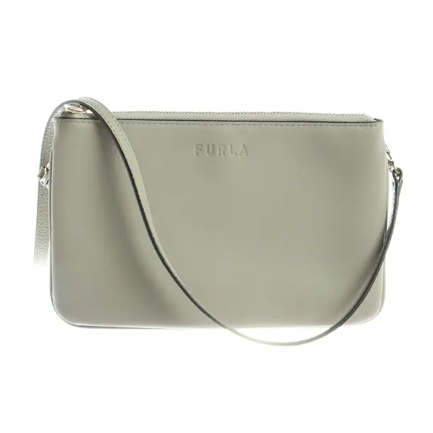 Schultertasche in Grau, Leder, Furla