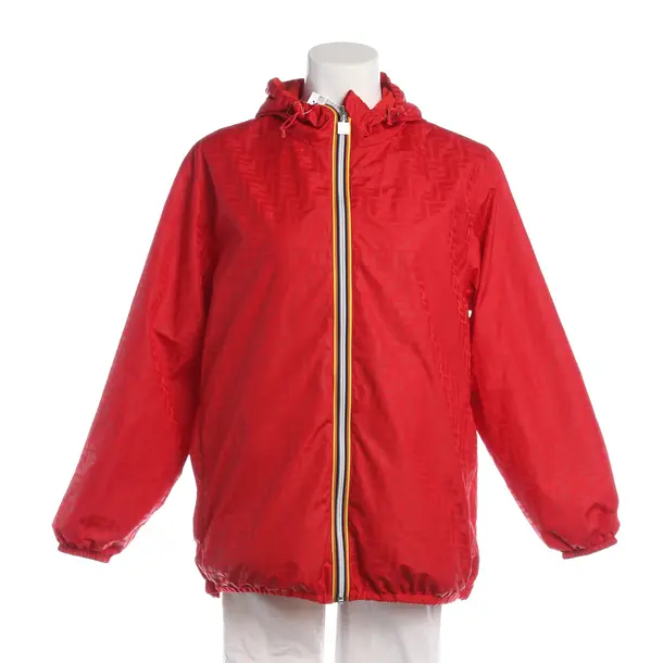 Mid-Season Jacket in Red, Polyester, Fendi
