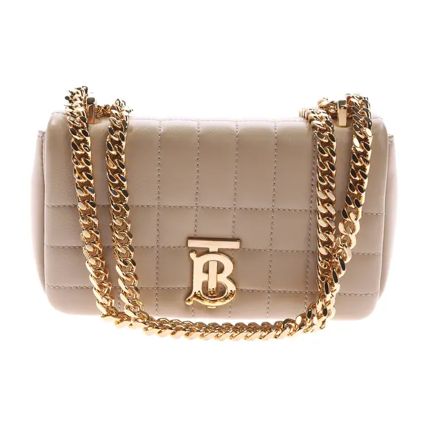Shoulder Bag in Brown, Leather, Burberry