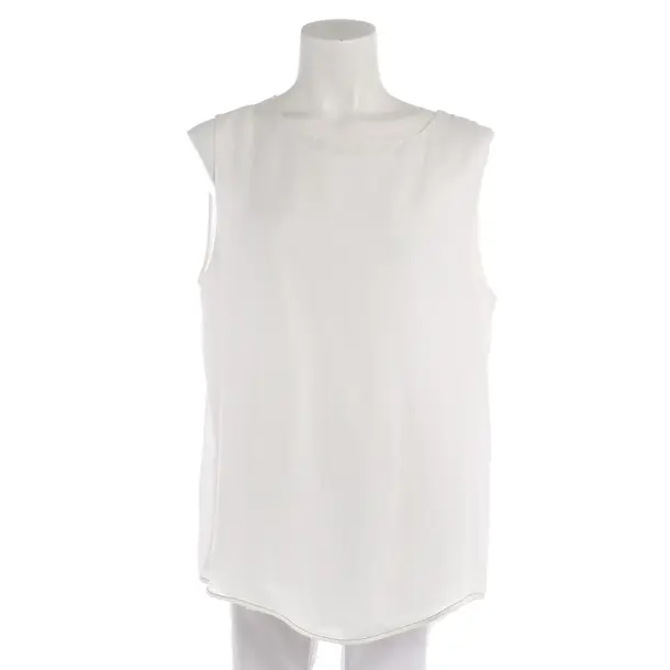 Top in Weiß, Seide, Fabiana Filippi
