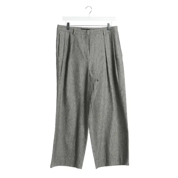 Pants in Gray, Linen, Fabiana Filippi