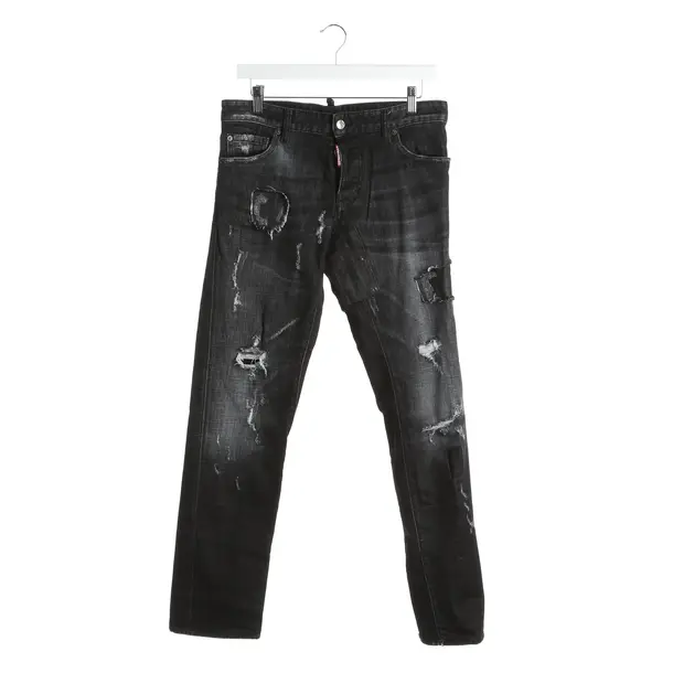 Straight Fit Jeans in Gray, Cotton, Dsquared