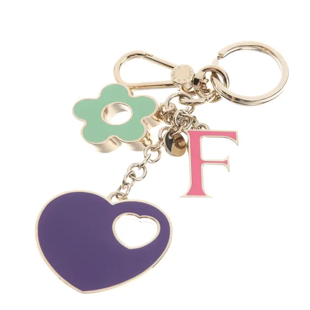 Keyring in Multicolored, Metal (metallic, metallised), Furla