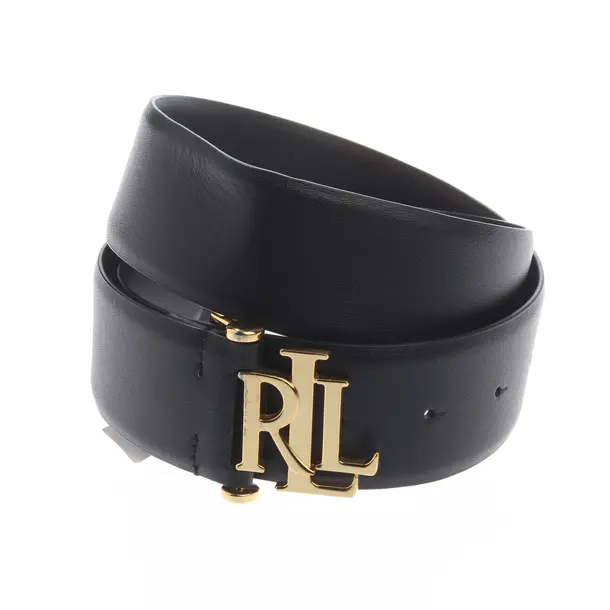 Belt in Black, Leather, Lauren Ralph Lauren