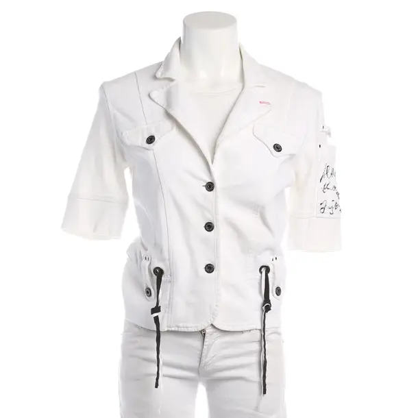 Sommerjacke in Weiß, Baumwolle, Marc Cain Sports