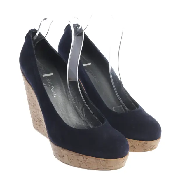 Wedges in Blue, , Stuart Weitzman
