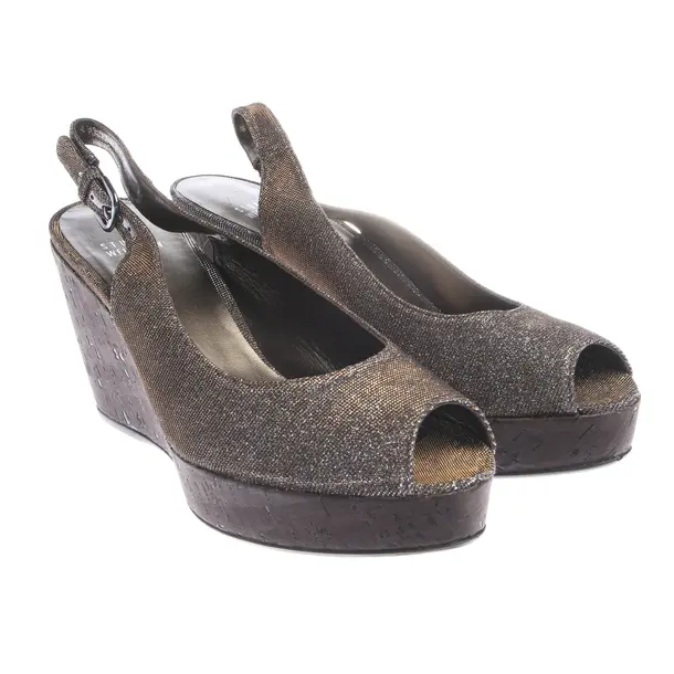 Heeled Sandals in Brown, , Stuart Weitzman