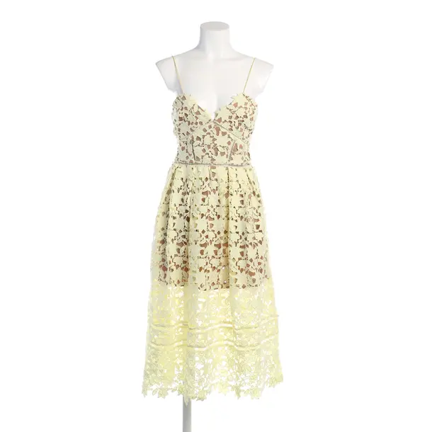 Dress in Yellow, Polyester, self-portrait