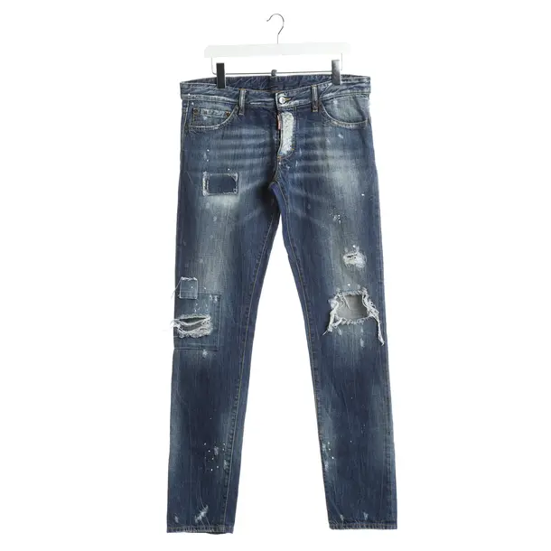 Straight Fit Jeans in Blue, Cotton, Dsquared