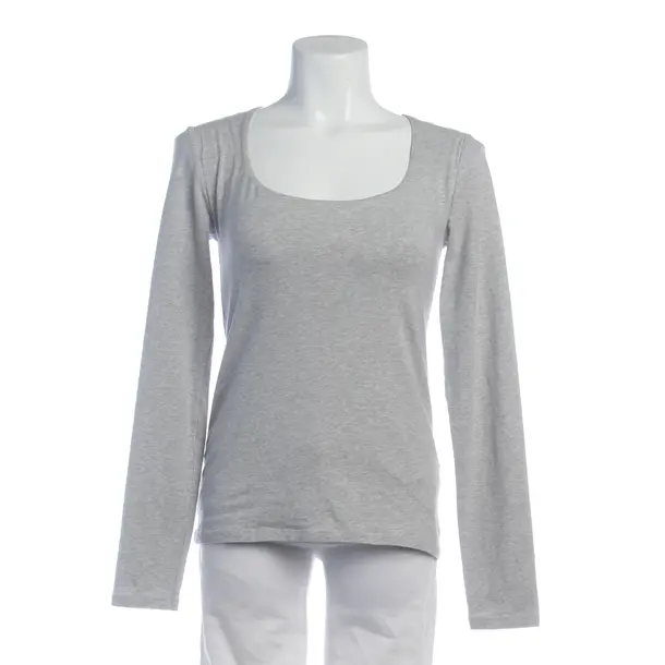 Long Sleeve Shirt in Gray, Cotton, Dorothee Schumacher