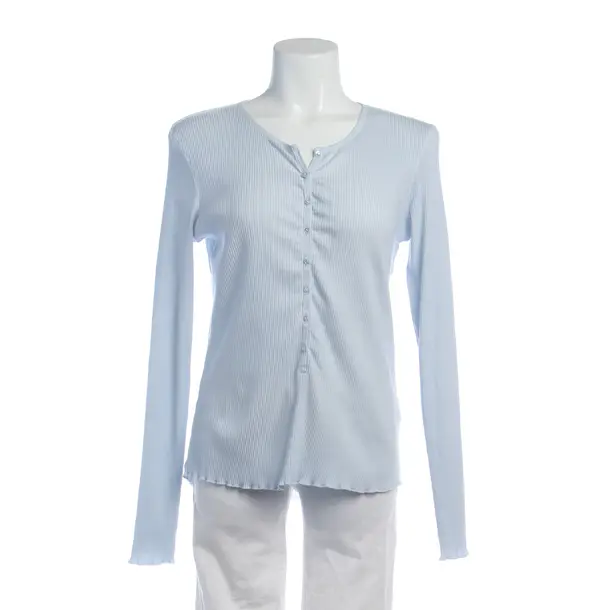 Long Sleeve Shirt in Blue, Cotton, Dorothee Schumacher
