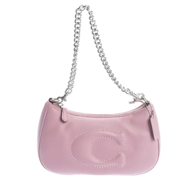 Schultertasche in Rosa, Leder, Coach