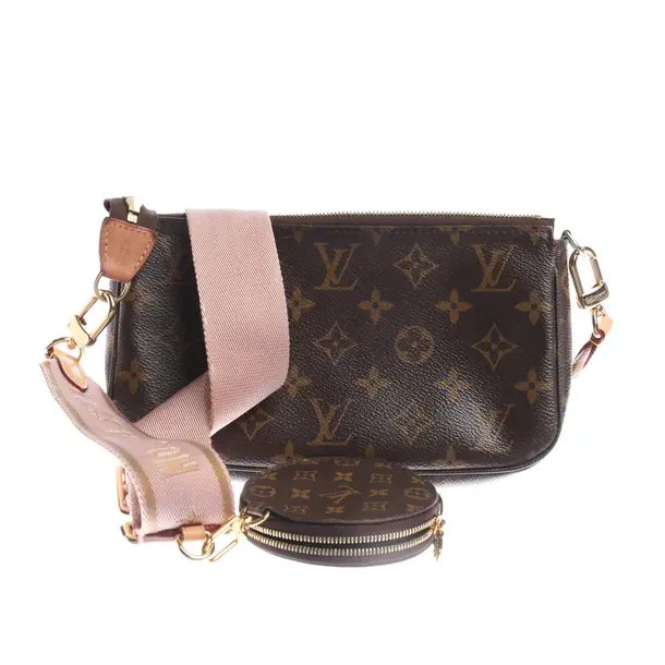 Schultertasche in Braun, Canvas, Louis Vuitton