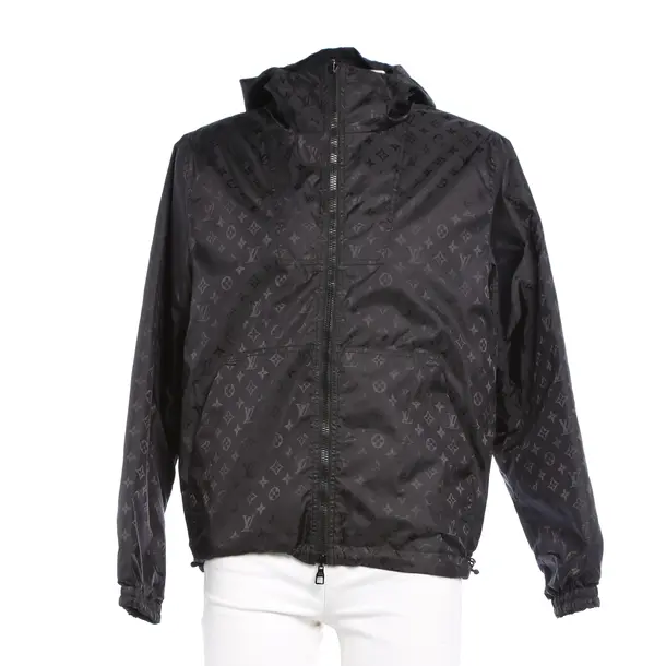 Übergangsjacke in Schwarz, Polyamid, Louis Vuitton