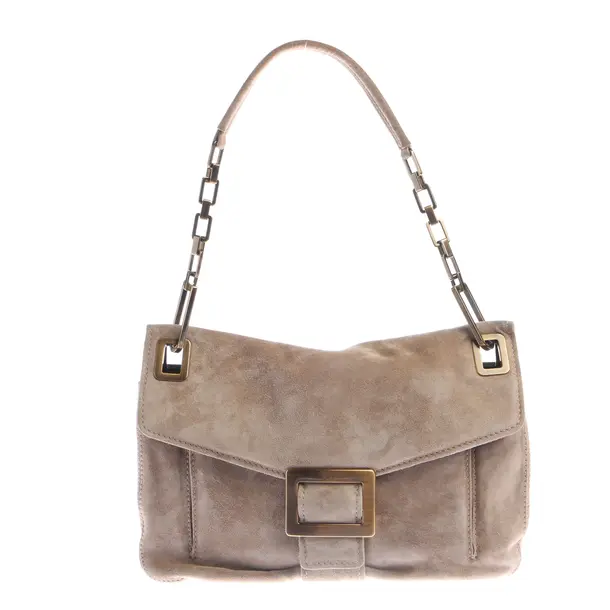 Schultertasche in Braun, Leder, Roger Vivier