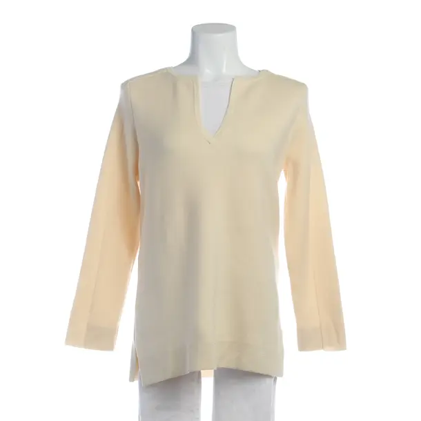Wool Jumper in White, Wool, Tory Burch
