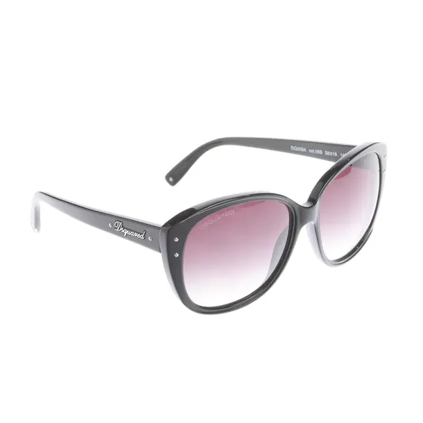 Sonnenbrille in Schwarz, Kunststoff, Dsquared