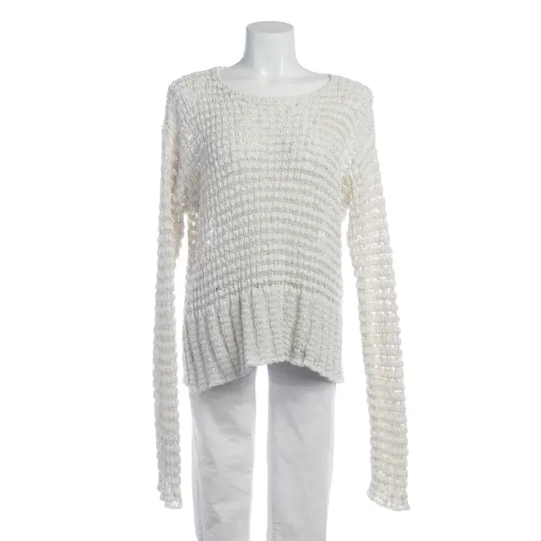 Pullover in Weiß, Baumwolle, Jil Sander