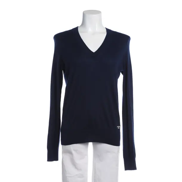 Cashmere Jumper in Blue, Cashmere, Tory Burch
