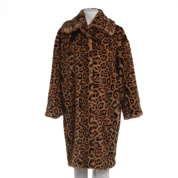 Mid-Season Coat, in Brown, Polyester, Karl Lagerfeld