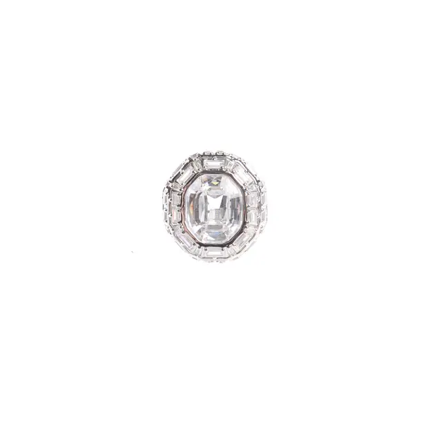 Ring in Metallic, Metal (metallic, metallized), Swarovski