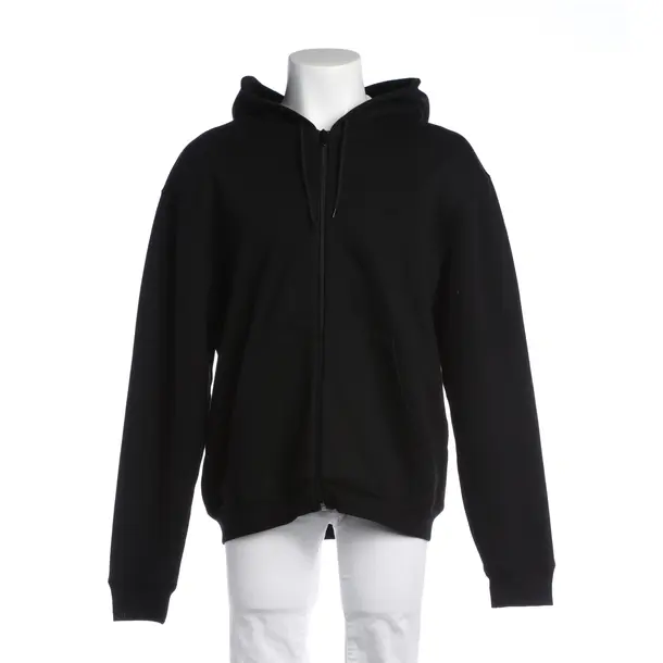 Zip-Up Hoodie in Black, Cotton, Balenciaga