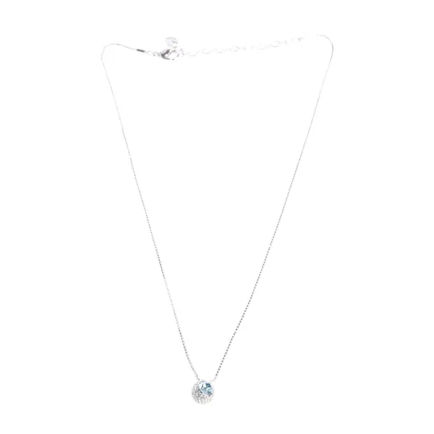 Necklace in Metallic, Metal (metallic, metallized), Swarovski