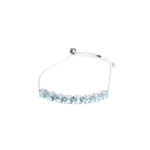 Bracelet in Metallic, Metal (metallic, metallized), Swarovski