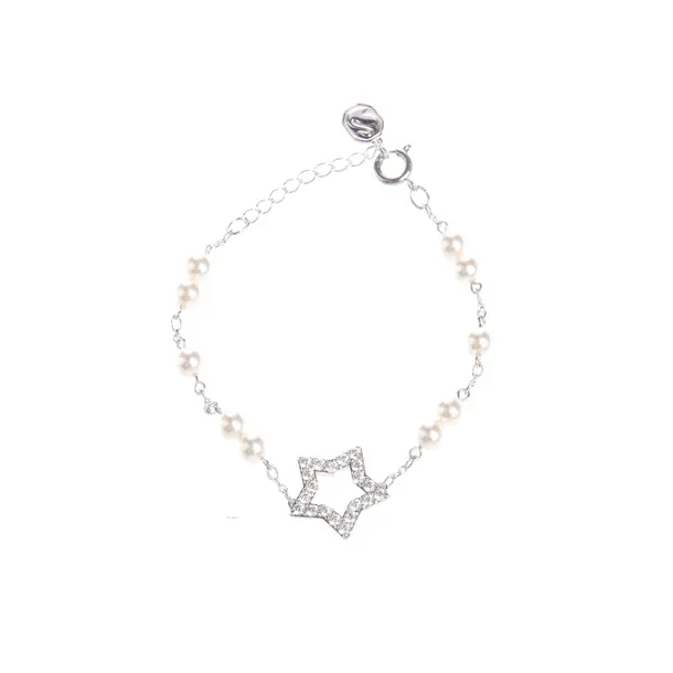 Bracelet in Metallic, Metal (metallic, metallized), Swarovski