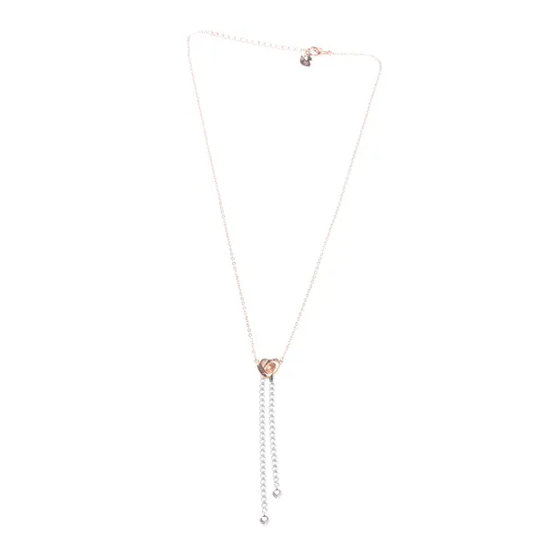 Necklace in Metallic, Metal (metallic, metallized), Swarovski