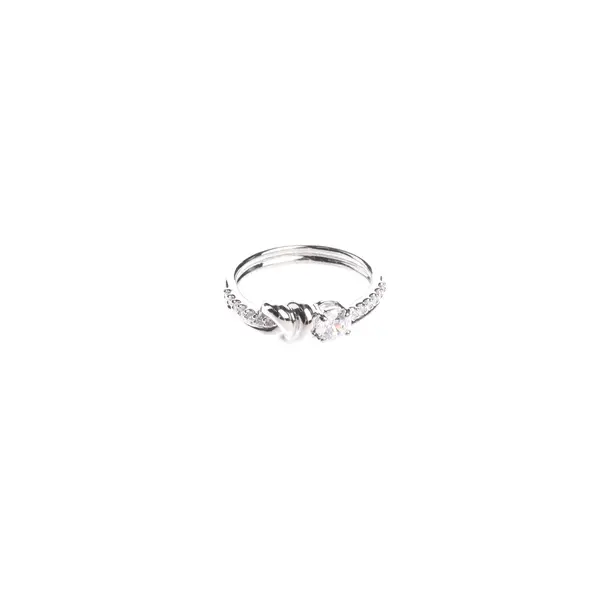 Ring in Metallic, Metal (metallic, metallized), Swarovski