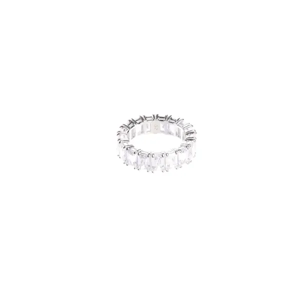 Ring in Metallic, Metal (metallic, metallized), Swarovski