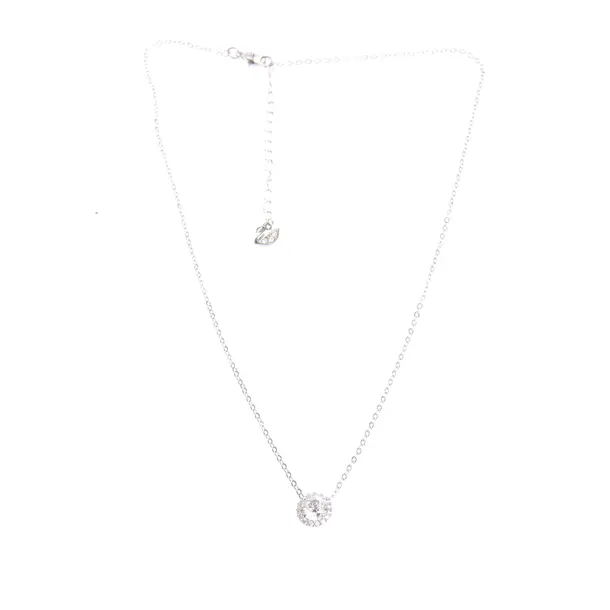 Necklace in Metallic, Metal (metallic, metallized), Swarovski