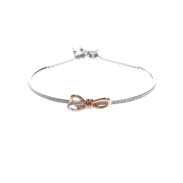 Bracelet in Metallic, Metal (metallic, metallized), Swarovski